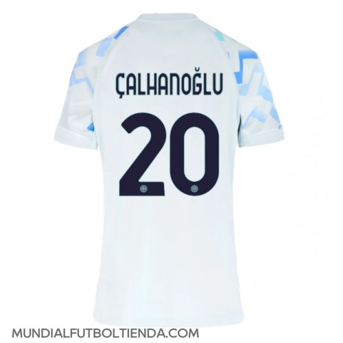 Camiseta Inter Milan Hakan Calhanoglu #20 Segunda Equipación Replica 2025-26 para mujer mangas cortas
